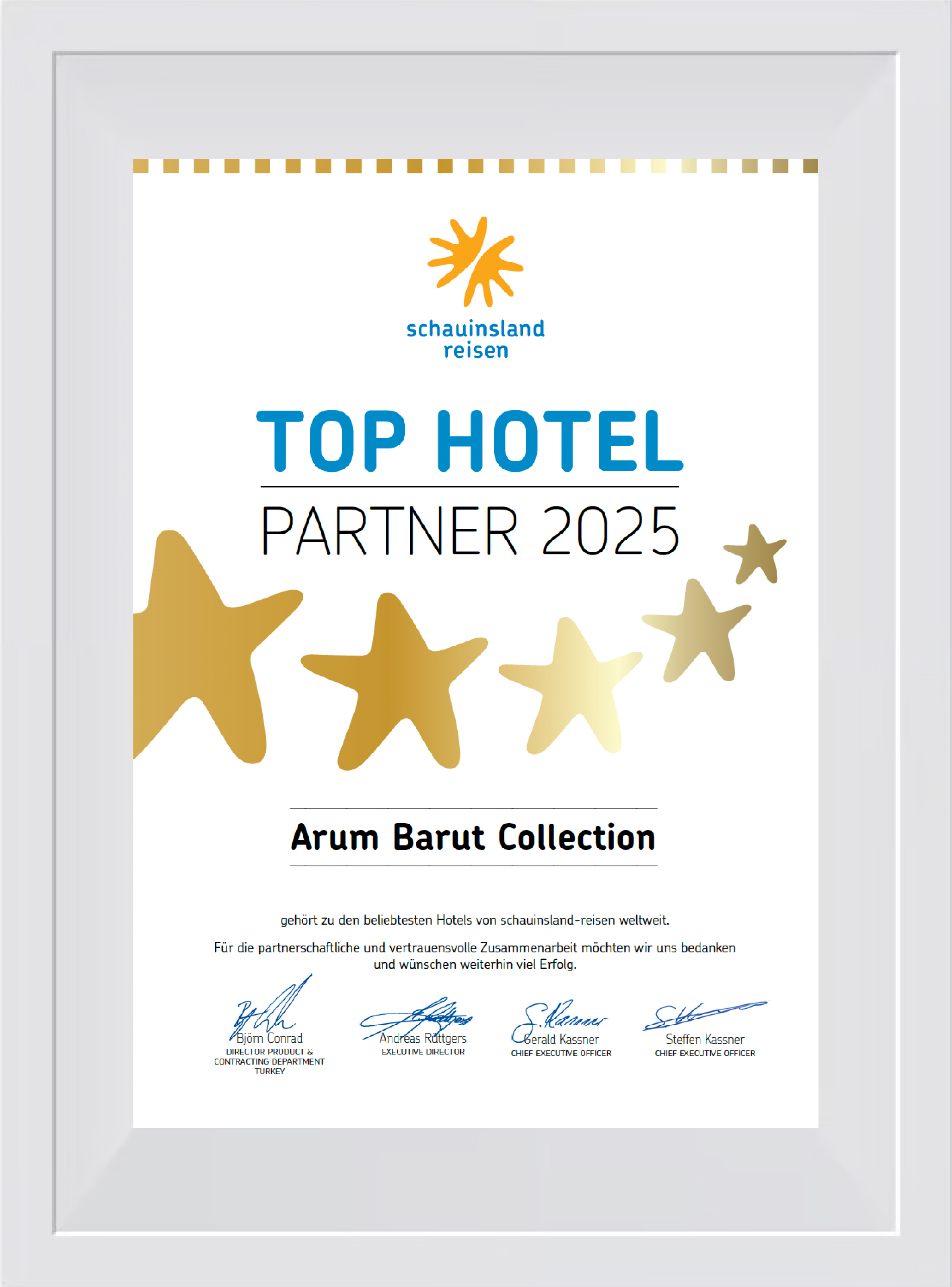 TOP HOTEL PARTNER 2025