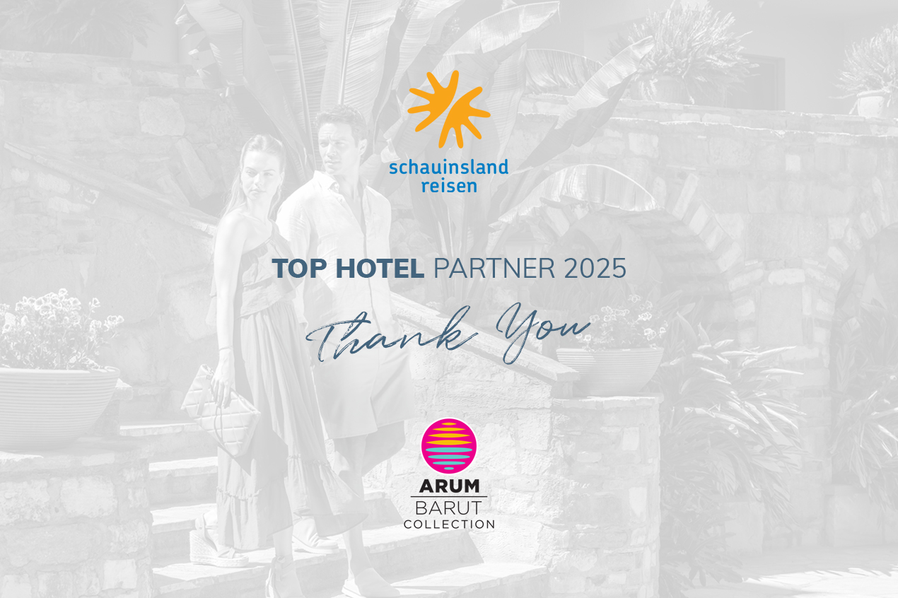 Arum Barut Collection has Received Schauinsland Reisen Top Hotel Partner 2025 Award